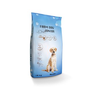Produkta Farm Dog Junior maiss zilā krāsā