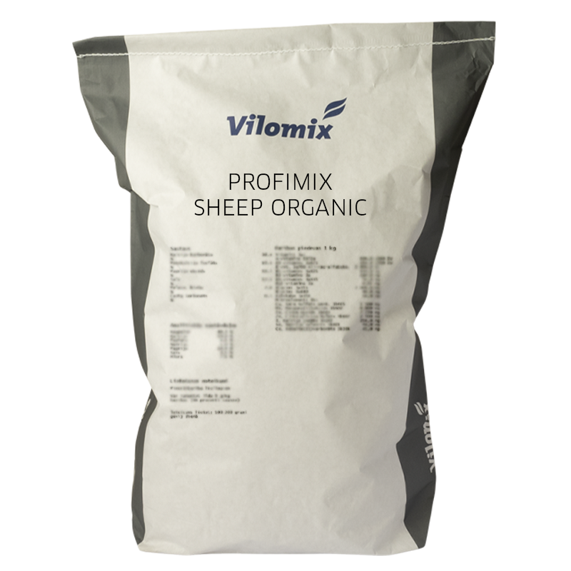 Minerālbarība Profimix Sheep Organic maiss pelēkā krāsā